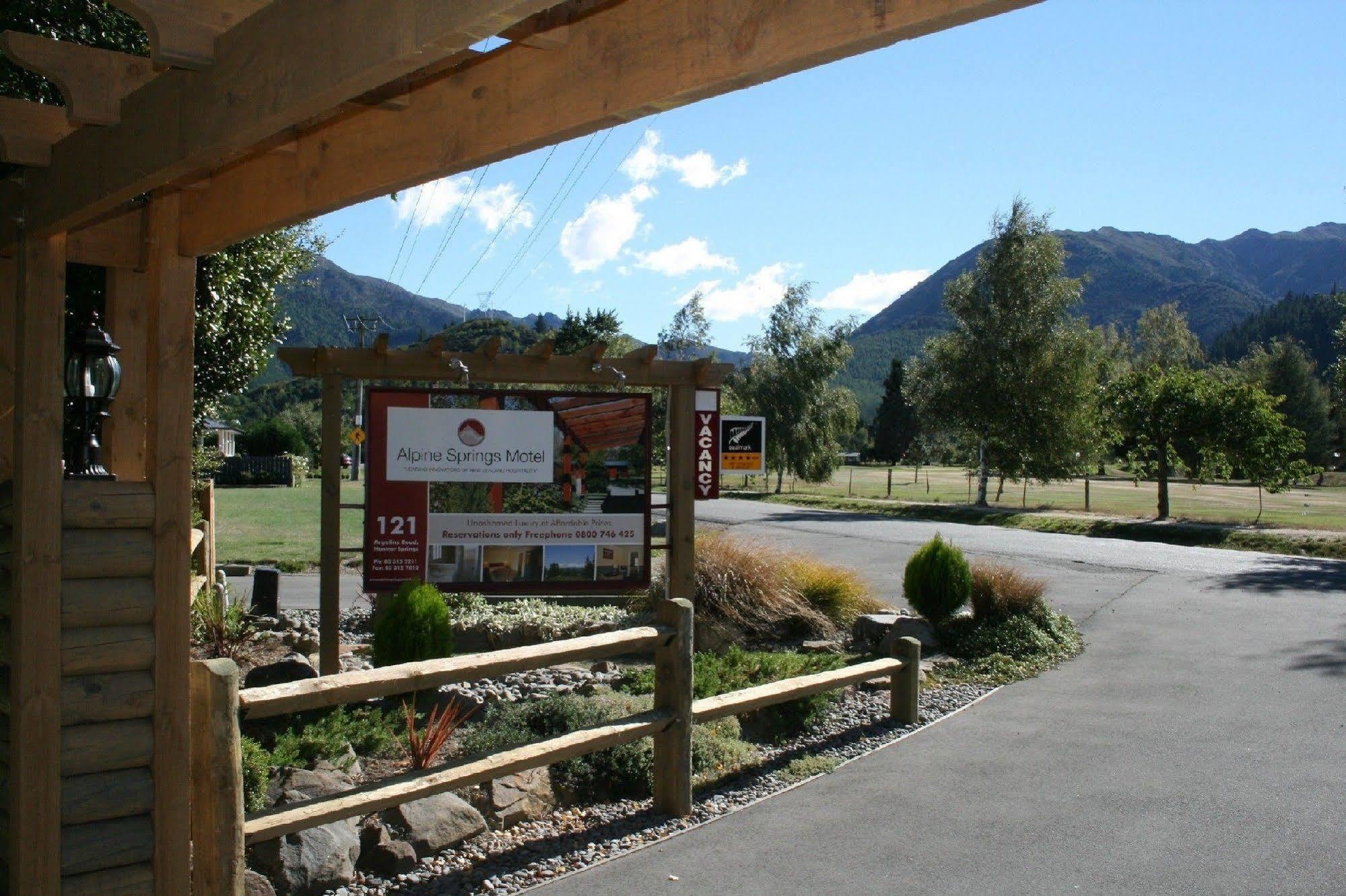 Alpine Springs Motel Hanmer Springs Exterior foto